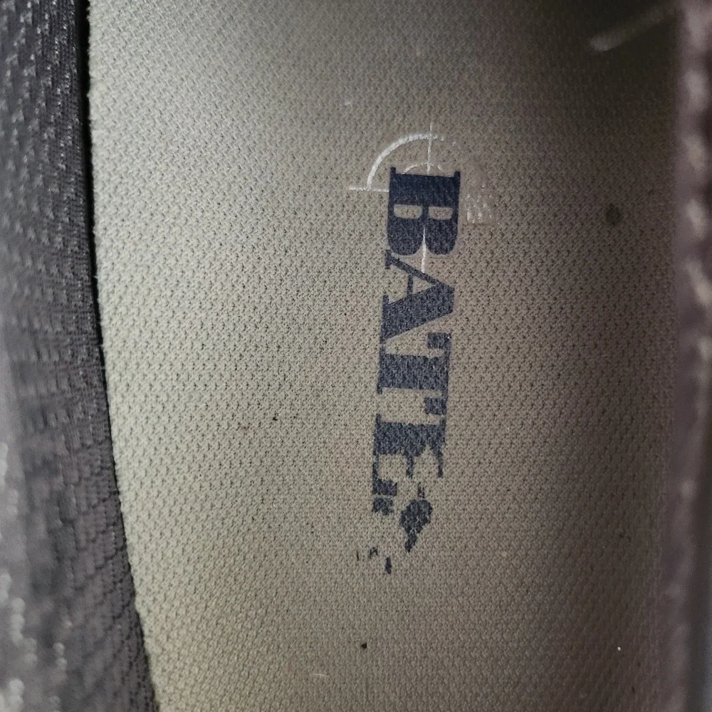 Bates Lites Black Shoe Mens 10.5 E Hi Gloss Uniform Military Formal Dress Vibram